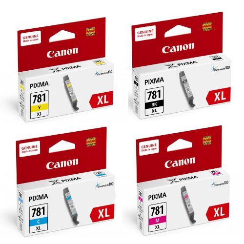 Canon CLI-781XL 墨水盒 (黑/紅/黃/藍/靛藍)