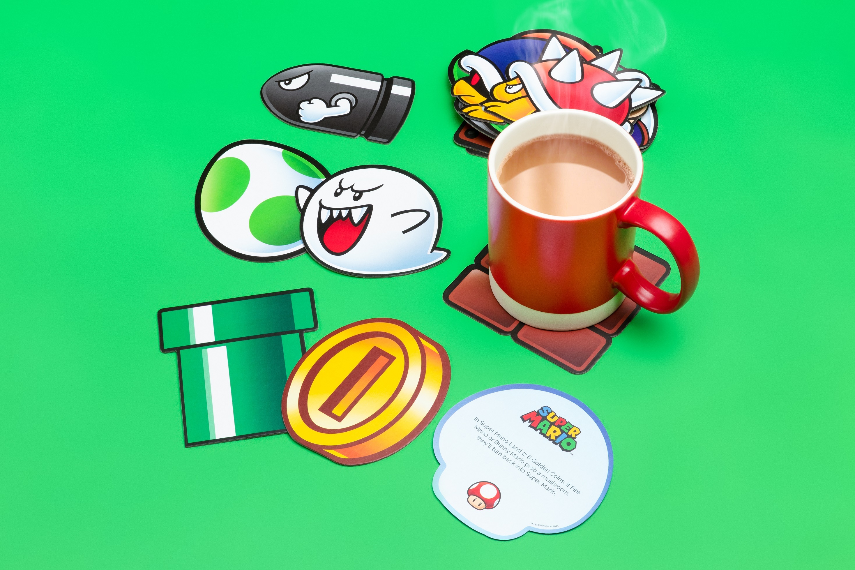 超級瑪利歐 趣味杯墊