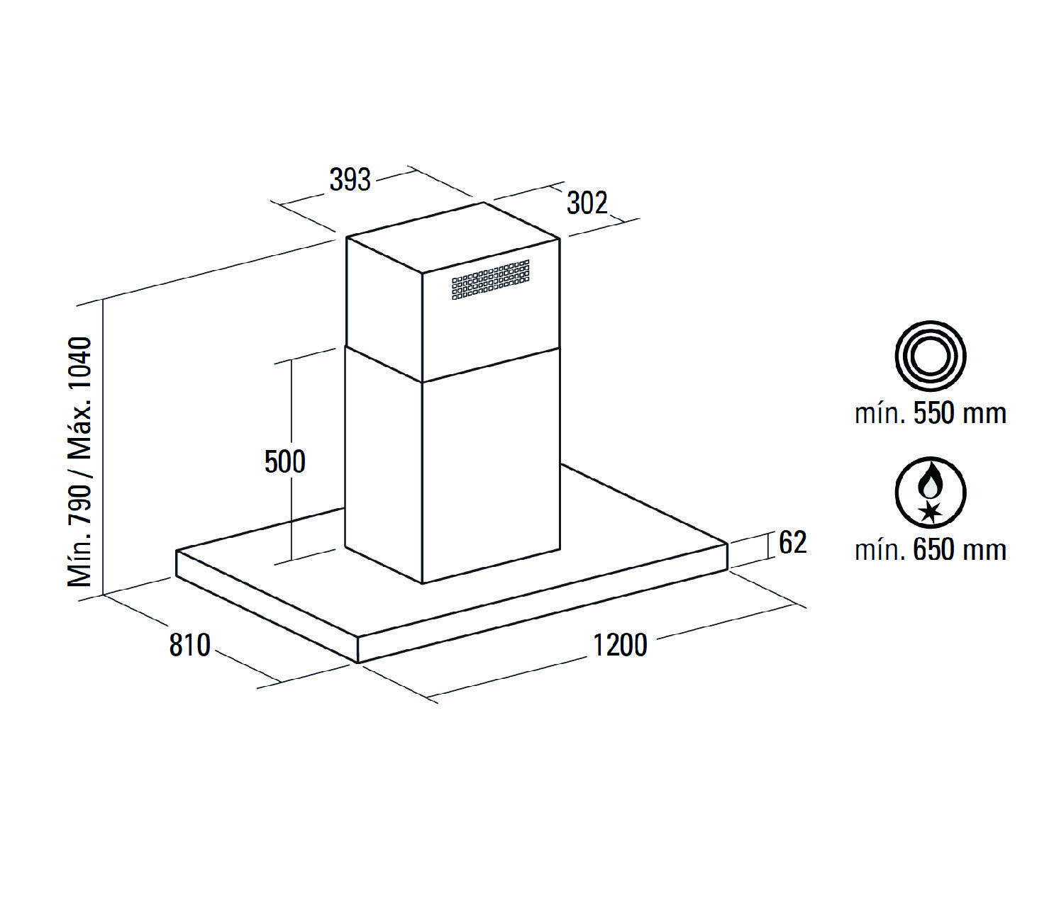 NODOR Isla Mirage Premium 1200 懸掛式抽油煙機