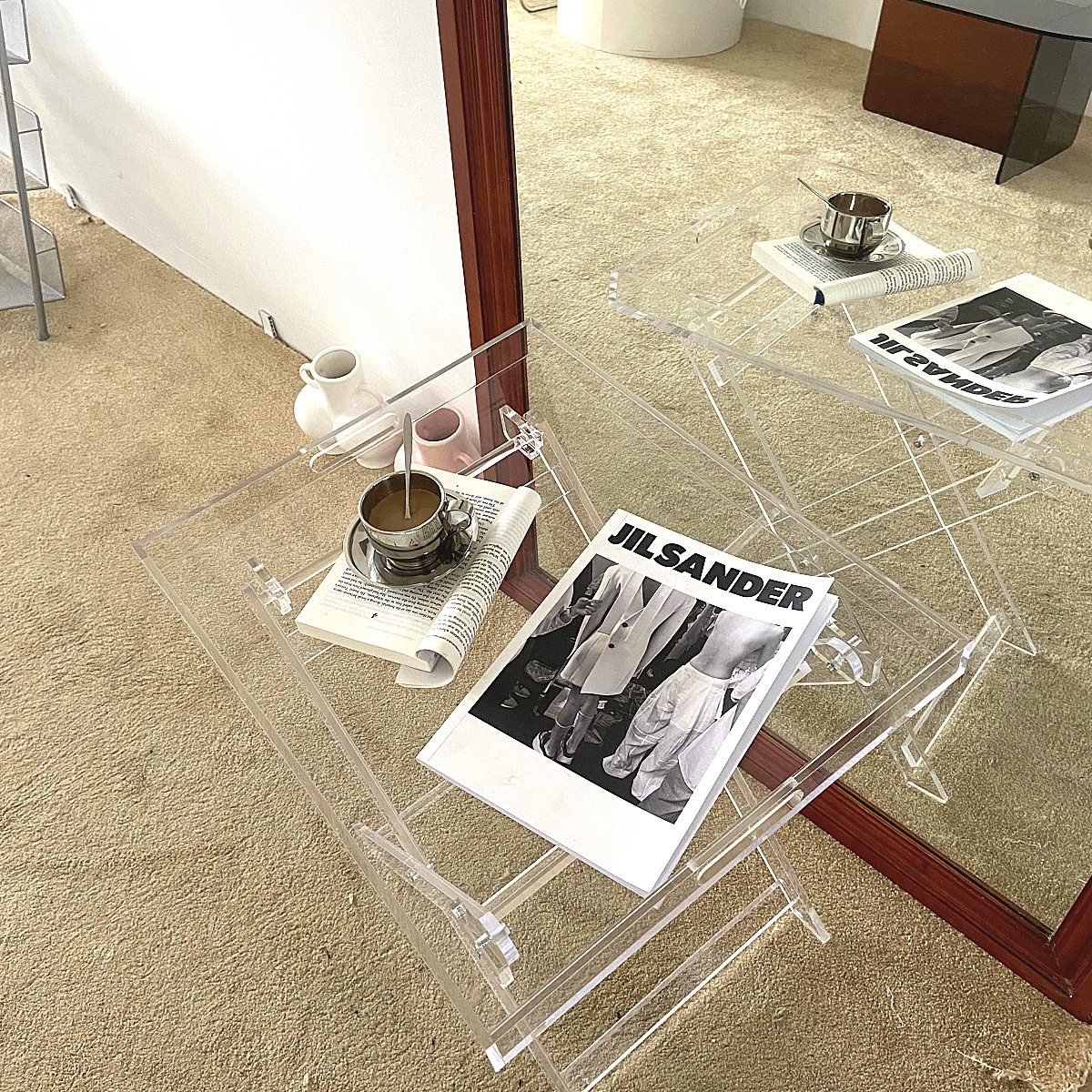 壓克力透明摺疊茶几