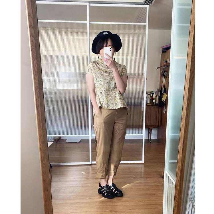 城市探索家開襟短格袖-Safari