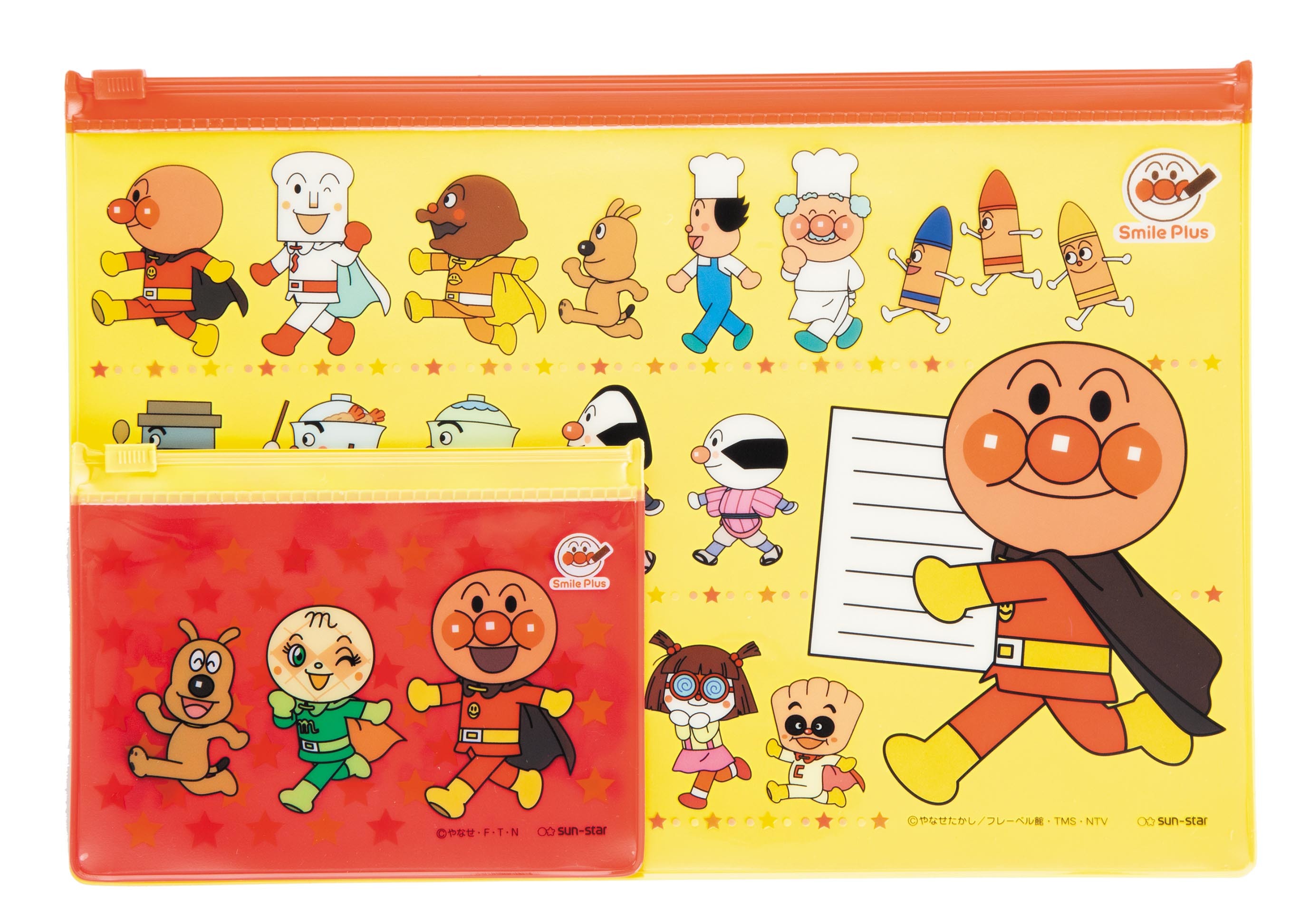 夾鏈袋套組麵包超人 細菌人 紅精靈