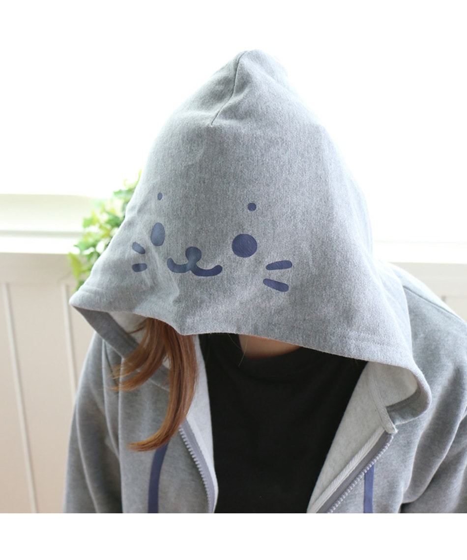 Sirotan 連帽外套-拉繩降落 灰 S M L XL