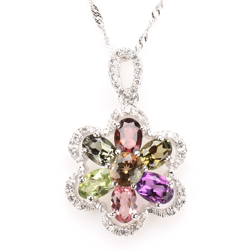 【雅紅珠寶】天然水晶項鍊-925銀飾-芳馨滿體-N0183