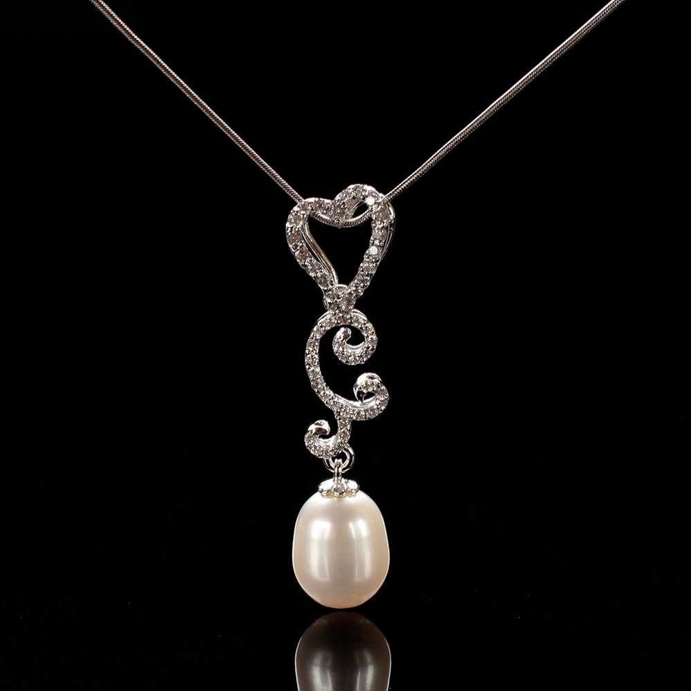 【雅紅珠寶】天然珍珠項鍊-925銀飾-繁花似錦-N0184