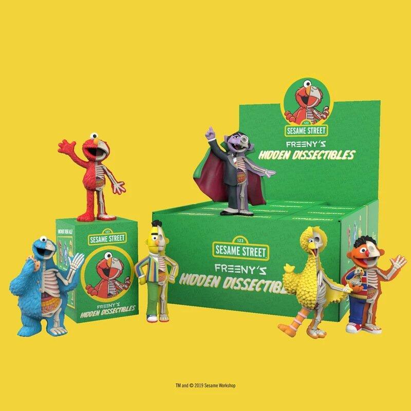 Mighty Jaxx 代理版 盒玩 FHD 芝麻街 半剖公仔(隨機出貨)