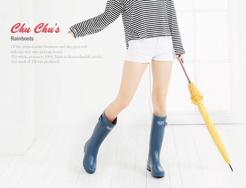 韓國Chu Chu’s Rainboots (長款) - 5色3碼