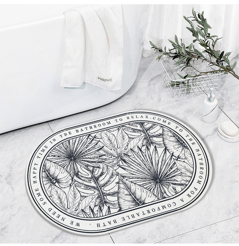 浴室硅藻土地吸水墊