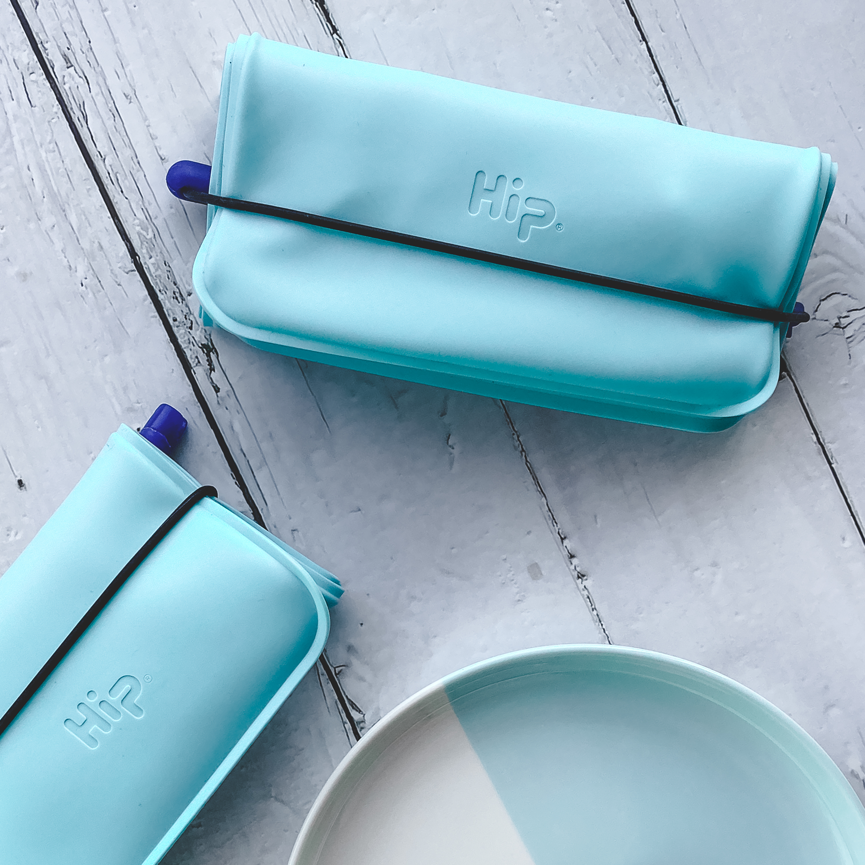 Hip 果凍隨手袋大 薄荷藍