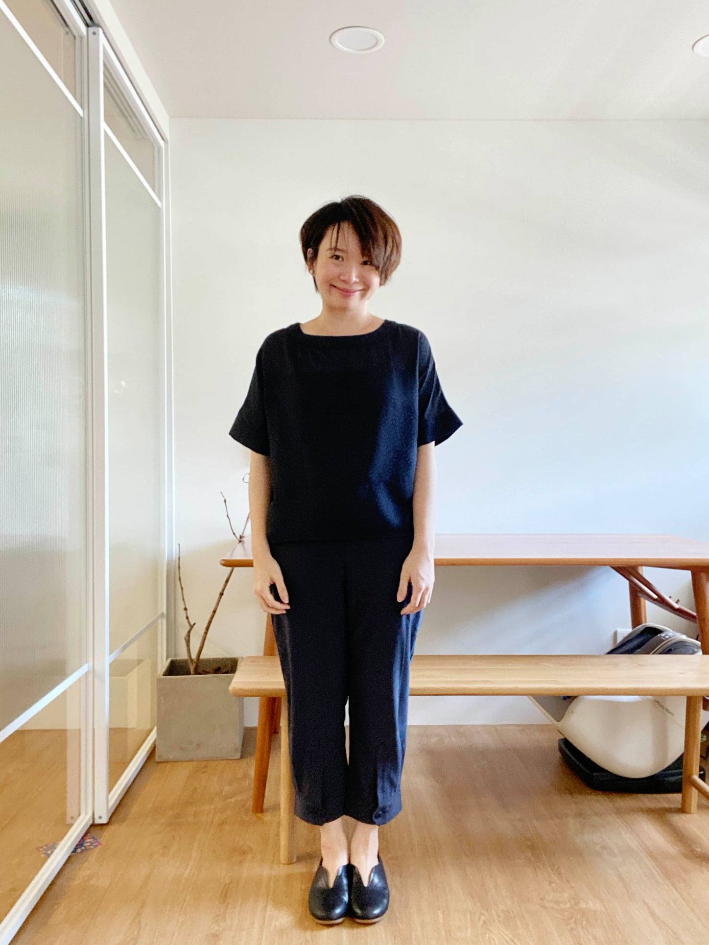 小巷日記襯衫褲口造型褲-鯨語