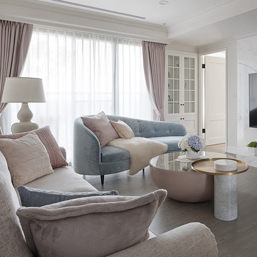 粉色系美式家具