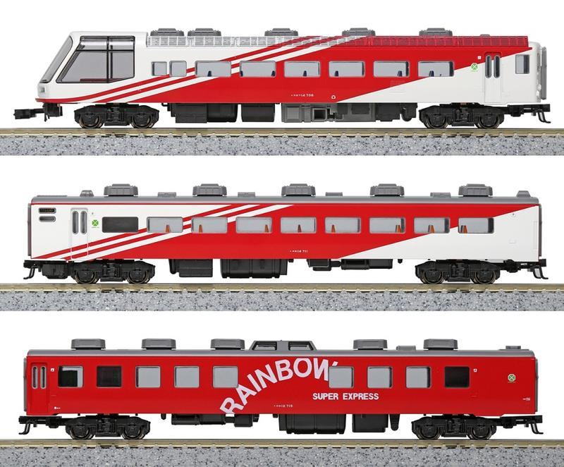 Kato 10-1490 N規 14系 700番台 彩虹特快列車.7輛.無動力