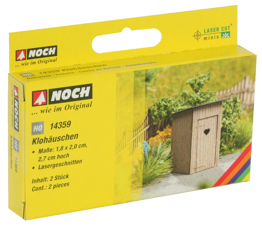 Noch 14359 HO規 Outhouse 戶外廁所