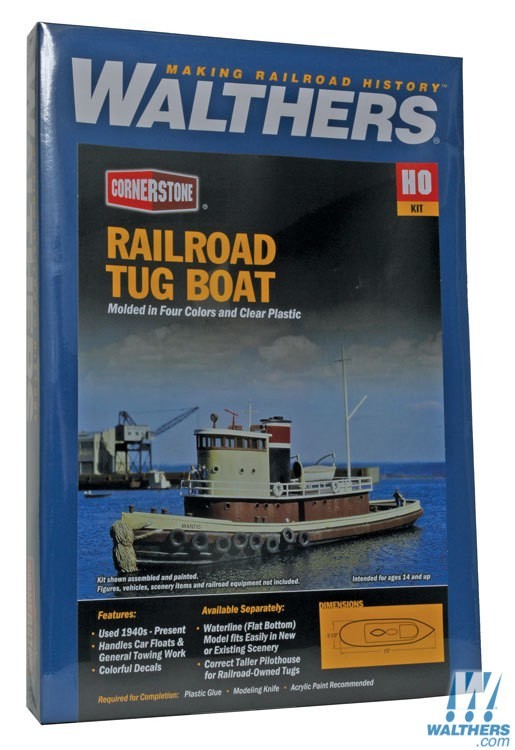 Walthers 933-3153 HO規 Railroad Tugboat 鐵路拖船