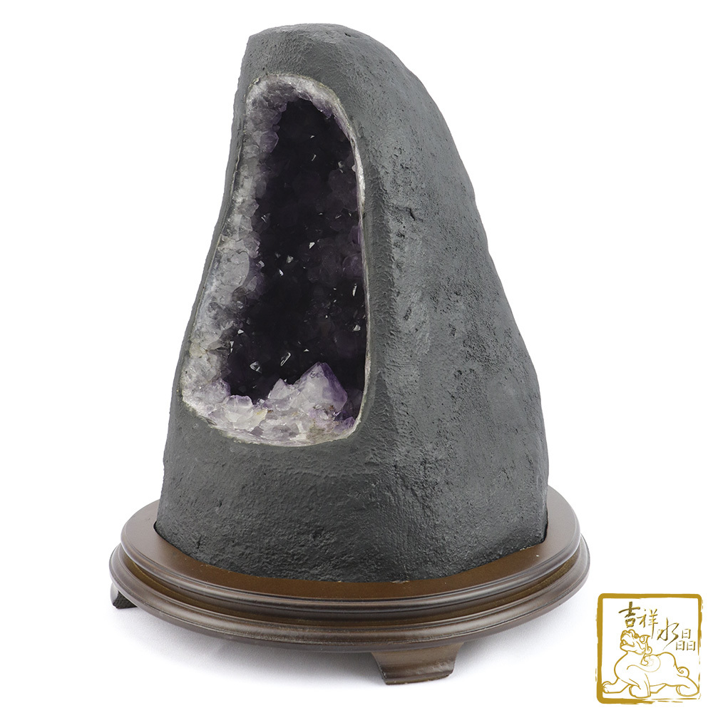 巴西手打洞紫水晶洞  19.7kg 招財聚錢