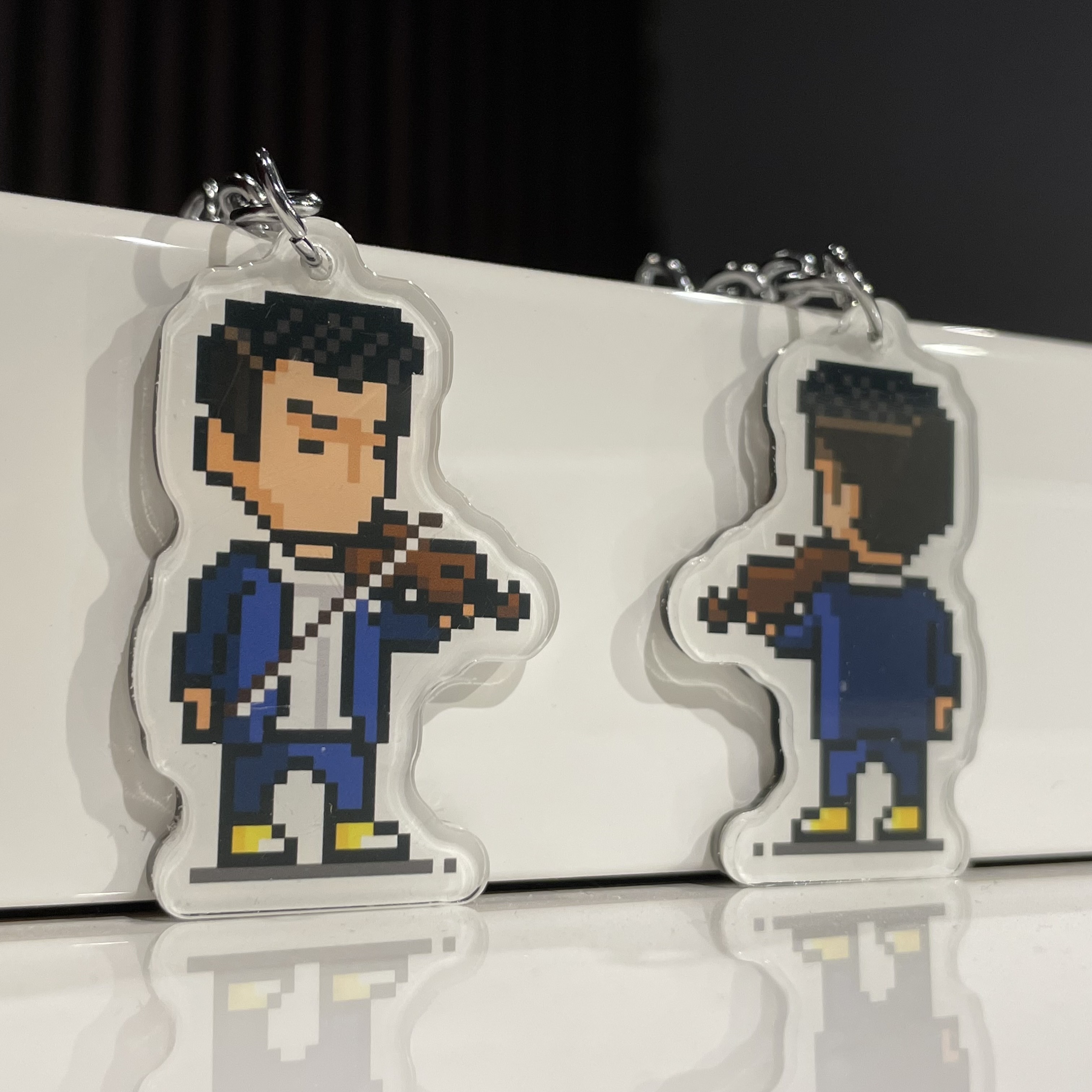 【Ray Chen +】Pixel Ray Keychain 鑰匙圈