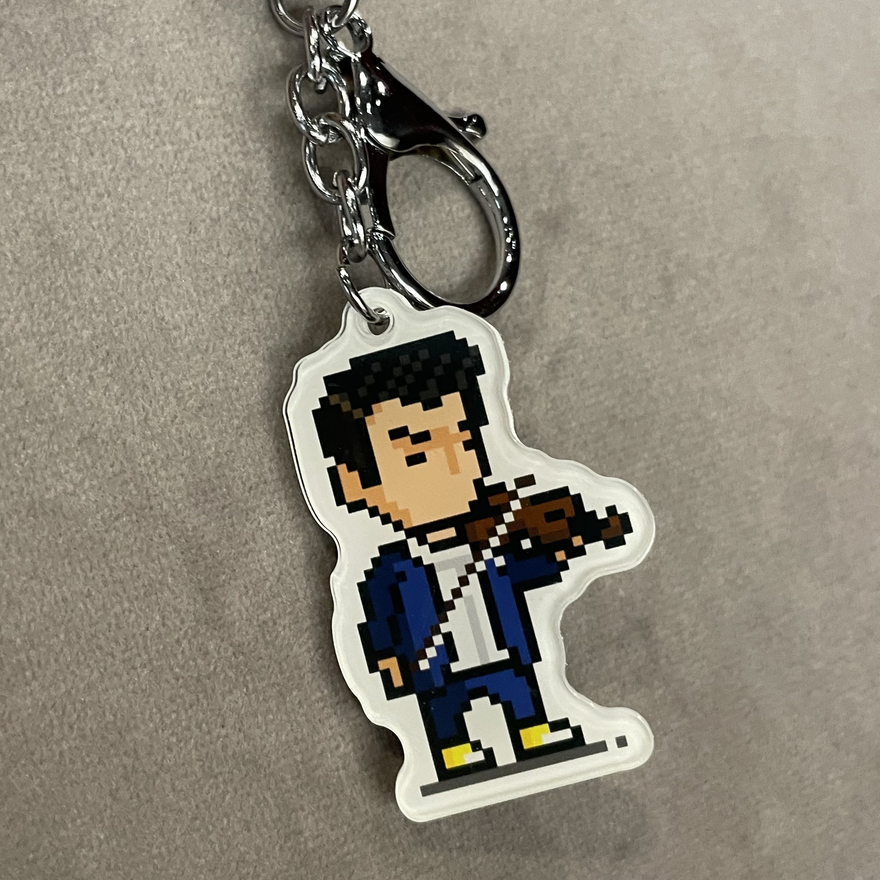 【Ray Chen +】Pixel Ray Keychain 鑰匙圈