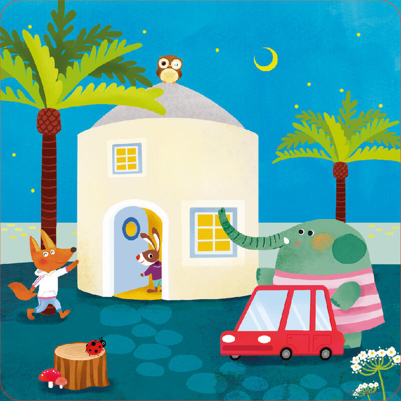 空間邏輯對應 動物在哪裡 GBL操作教具 繁體中文版 4歲以上