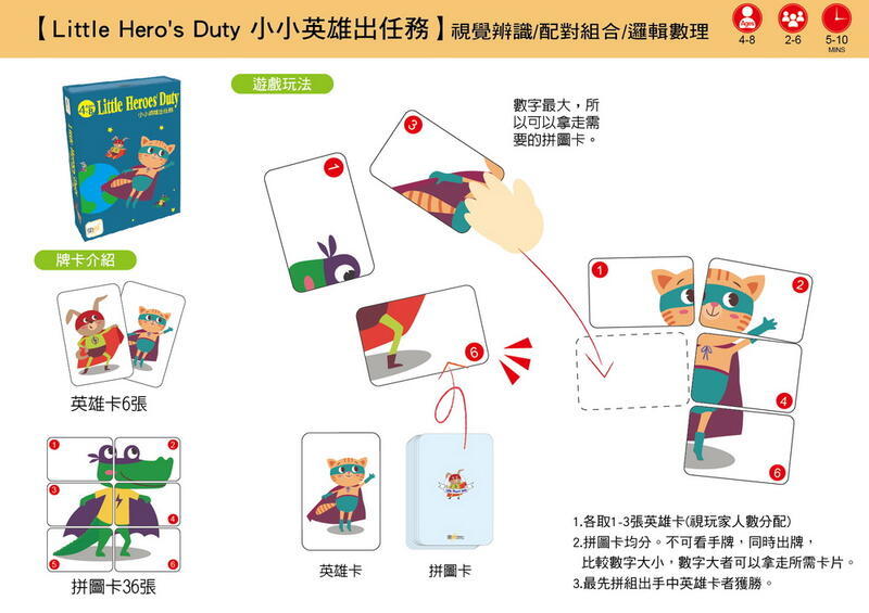 小小英雄出任務 Heroes' Duty 繁體中文版 4歲以上