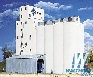 Walthers 933-3225 N規 ADM 穀物水泥倉庫升降機.套件