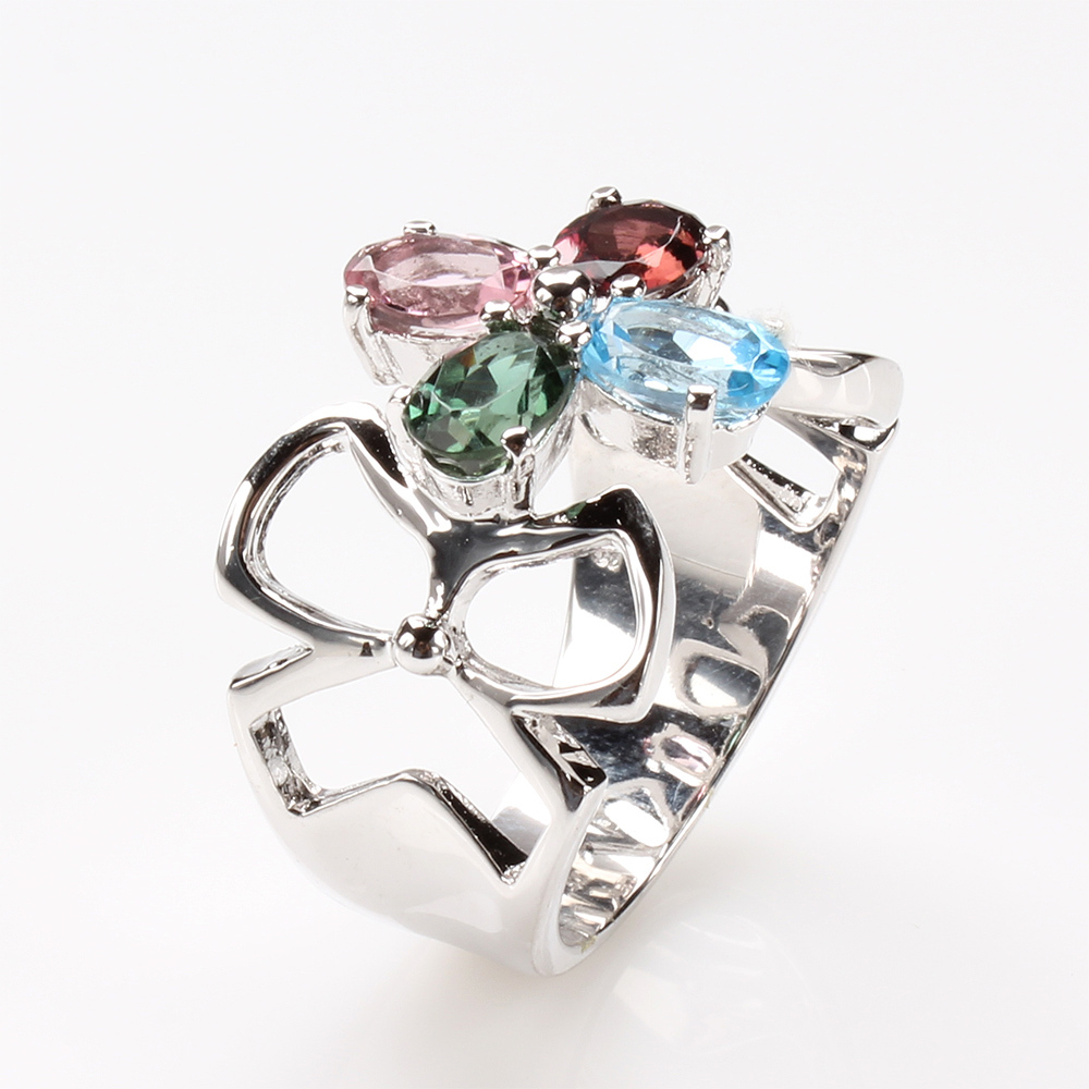 【雅紅珠寶】天然水晶戒指-925銀飾-R0263