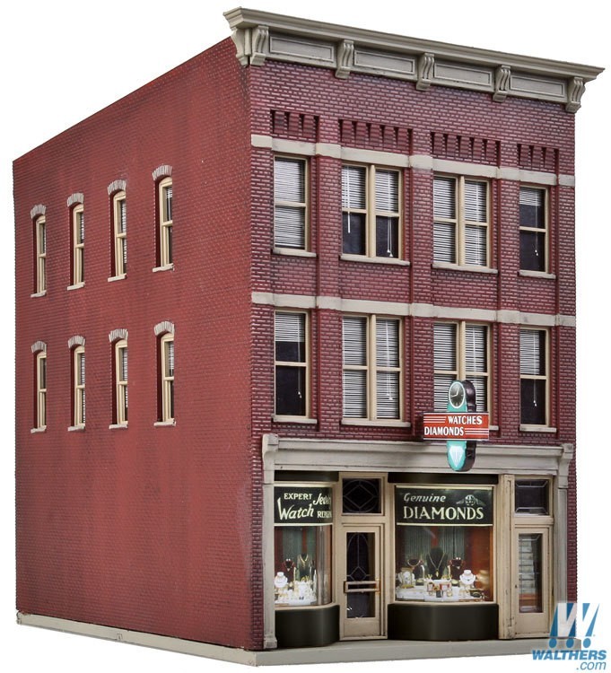 Walthers 933-3476 HO scale, Jewelry Store