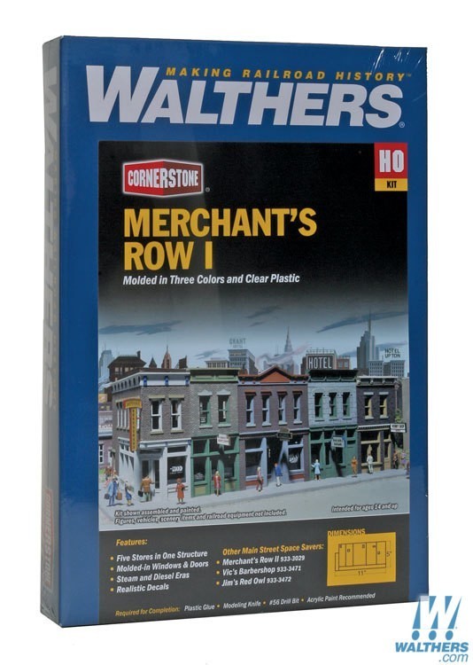 Walthers 933-3028 HO scale, Merchants Row I