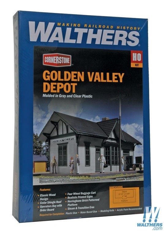 Walthers 933-3532 HO scale, Golden Valley Depot