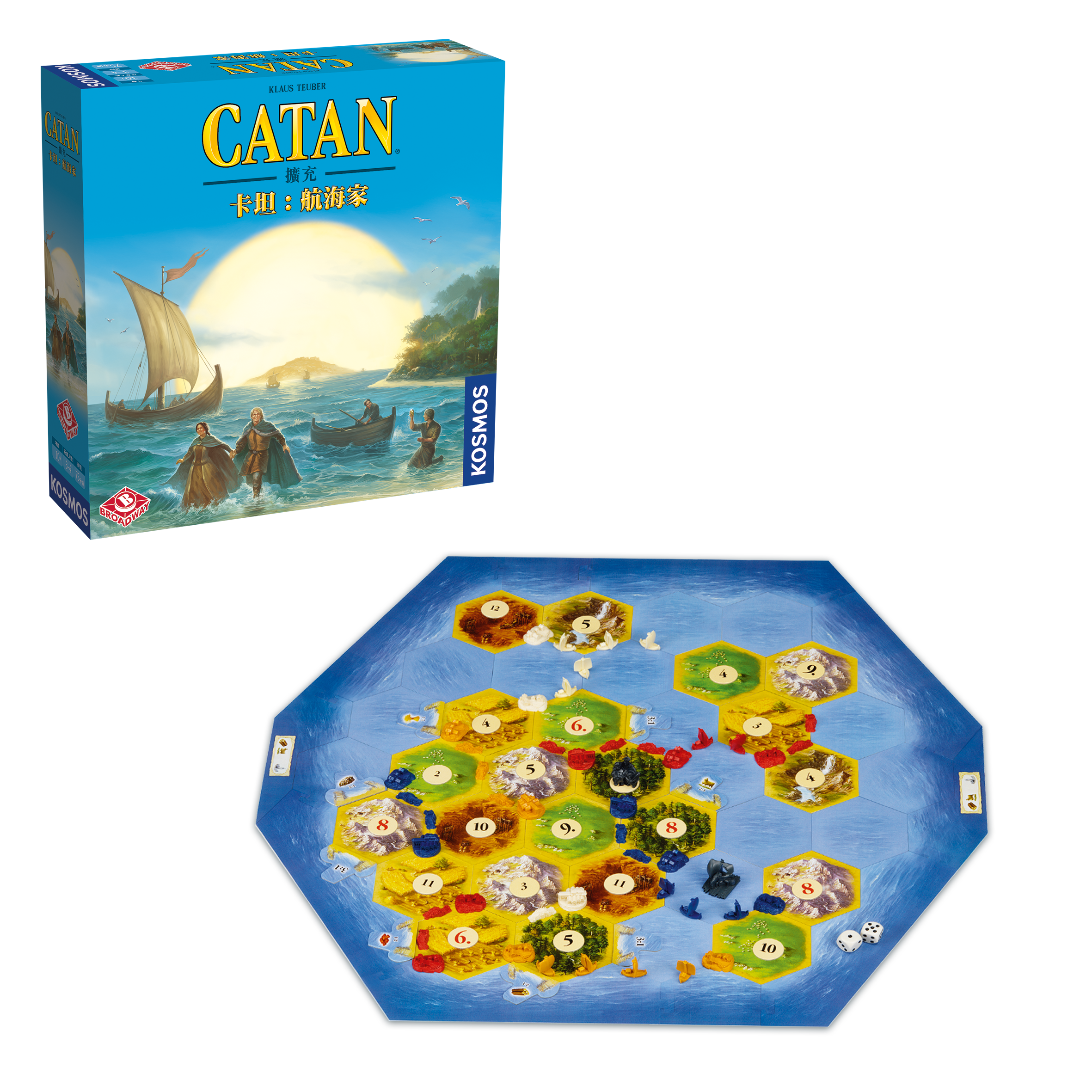 Catan Seafarers with 5-6人卡坦：航海家連5-6人擴充