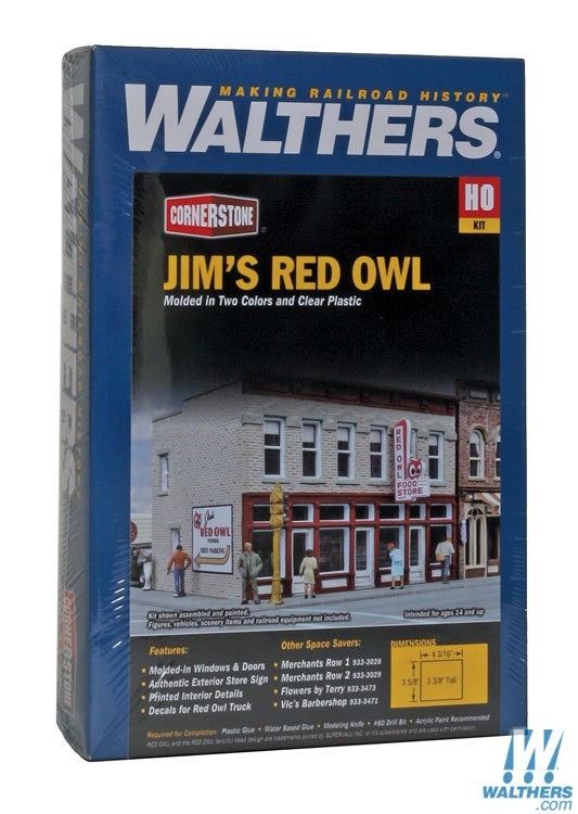 Walthers 933-3472 HO scale, Jims Red Owl