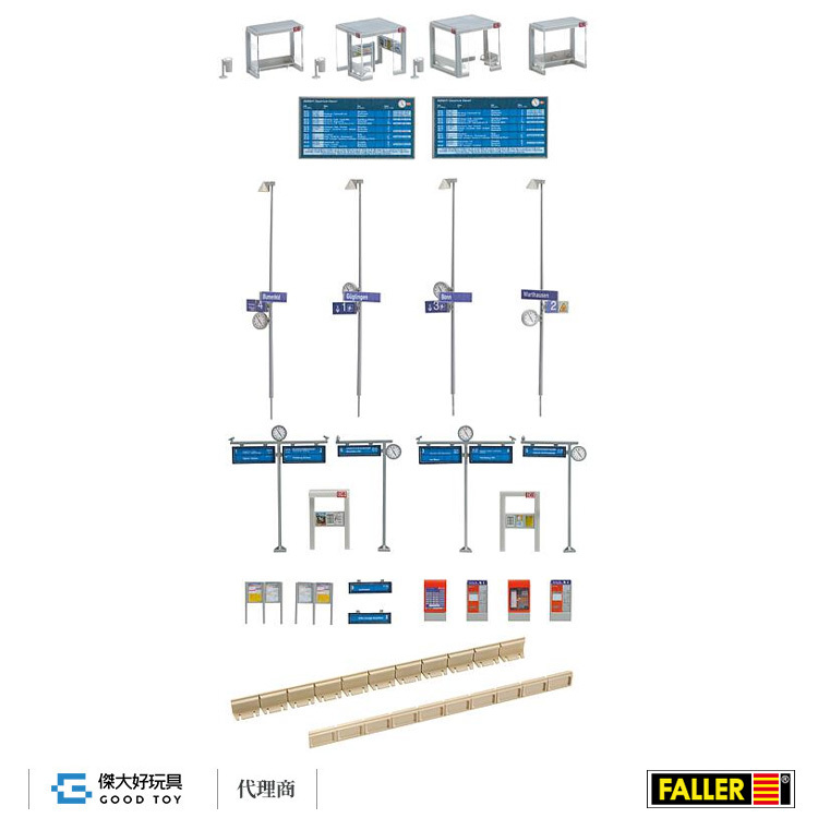 Faller 120240 (HO) 現代形巴士候車亭