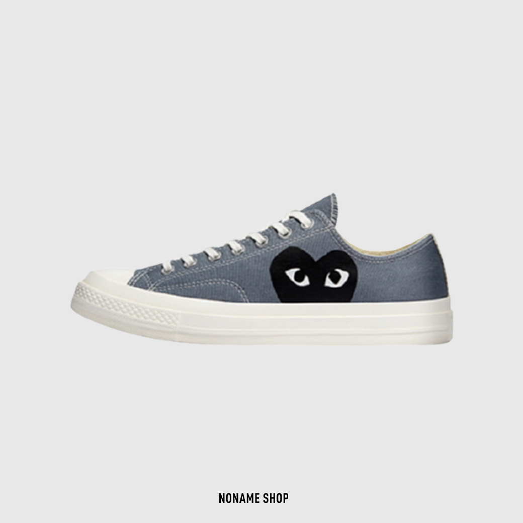 CONVERSE 1970s x CDG Play 川久保玲 聯名 愛心 低筒 帆布鞋 柔霧灰