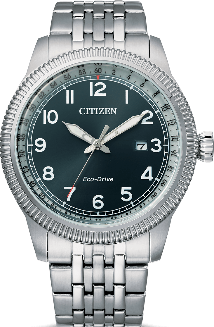 萬年鐘錶 - Citizen 星辰錶  光動能系列  不鏽鋼男錶  BM7480-81L  錶徑42.5MM