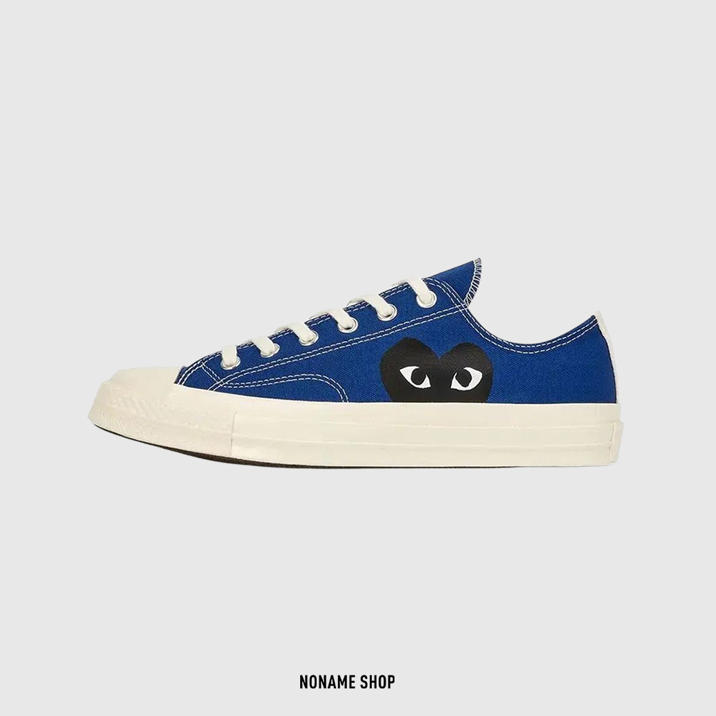CONVERSE 1970s x CDG Play 川久保玲 聯名 愛心 低筒 帆布鞋 碧湖藍