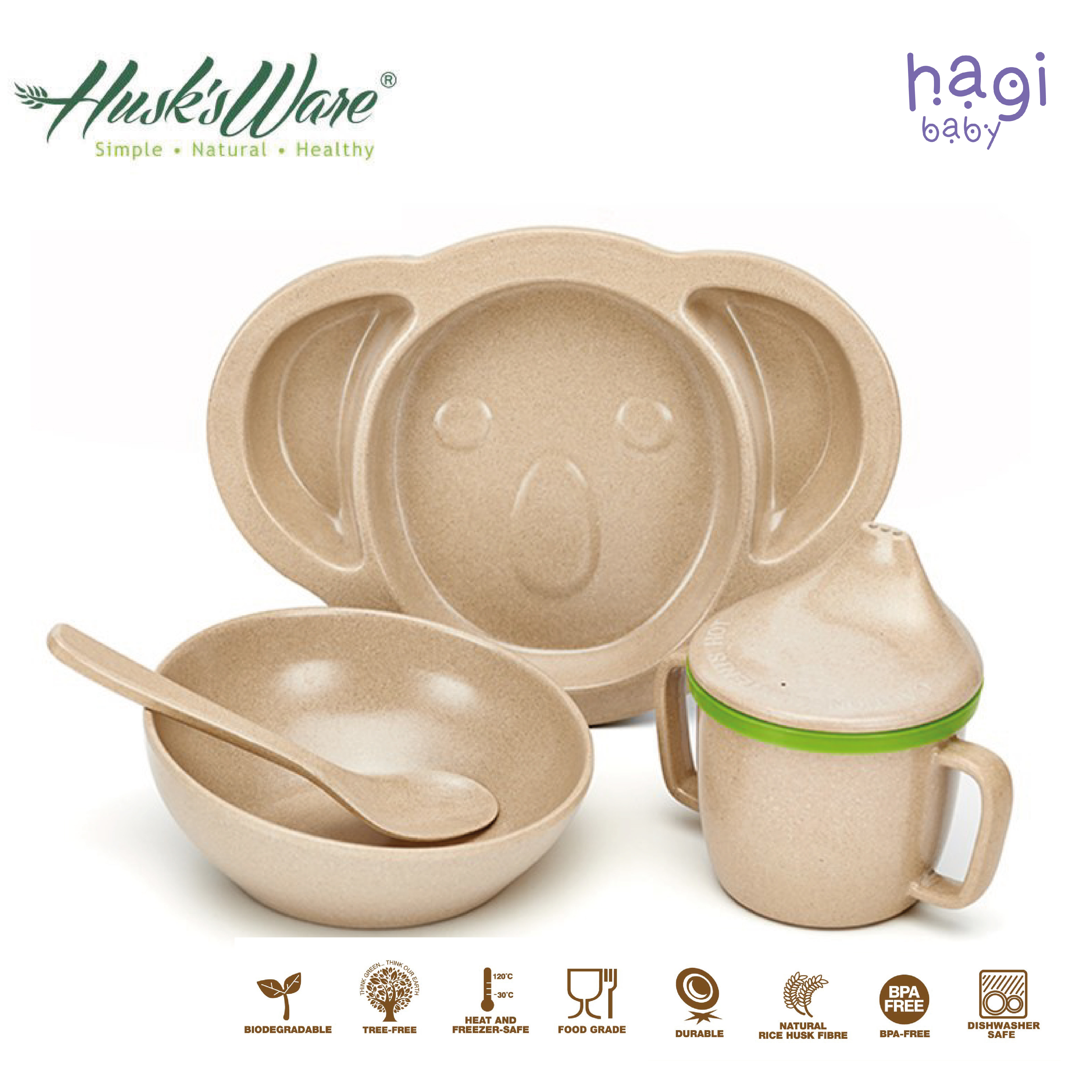 Rice Husk Koala Set (Husk's Junior)