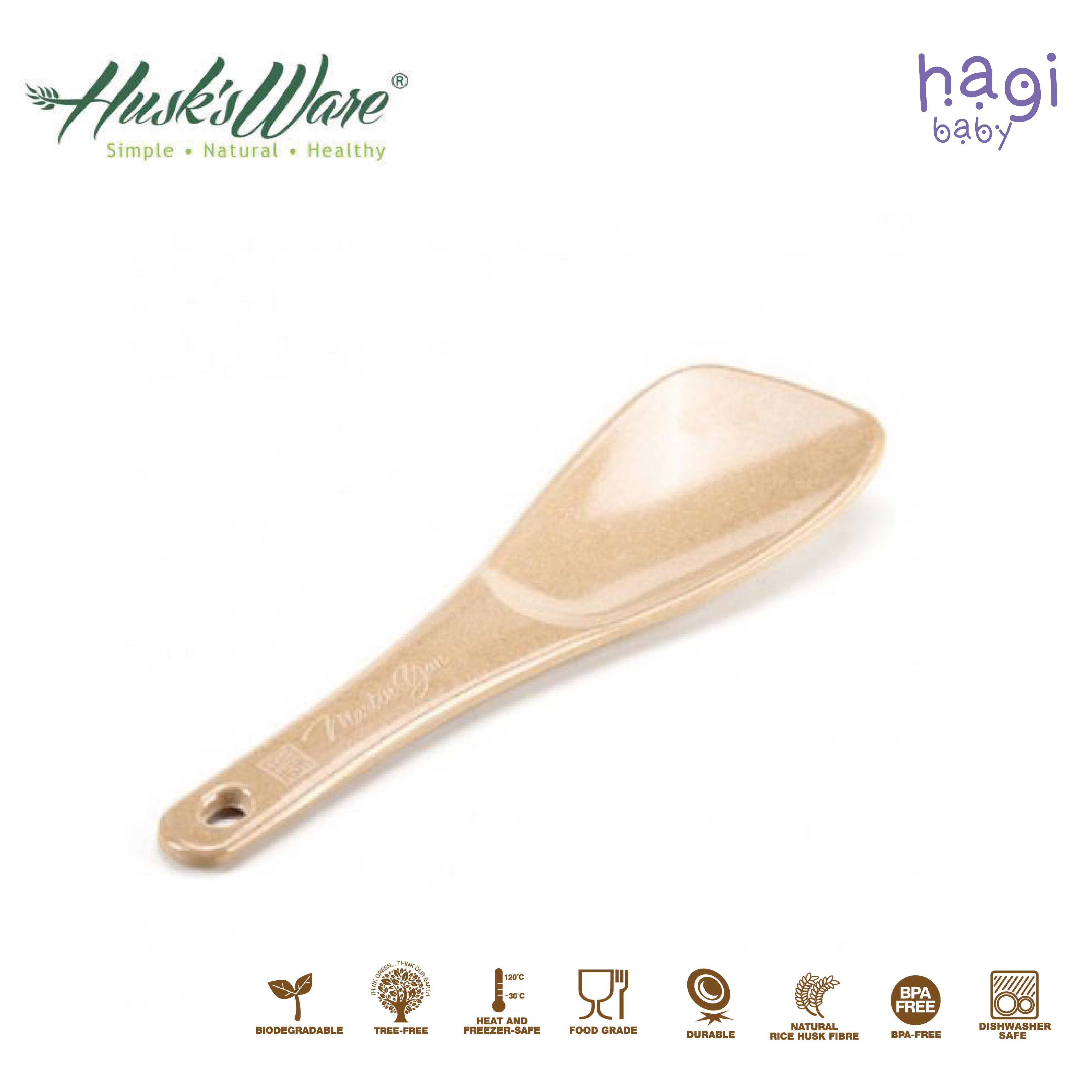 Husk's Ware Rice Husk Rice Scoop