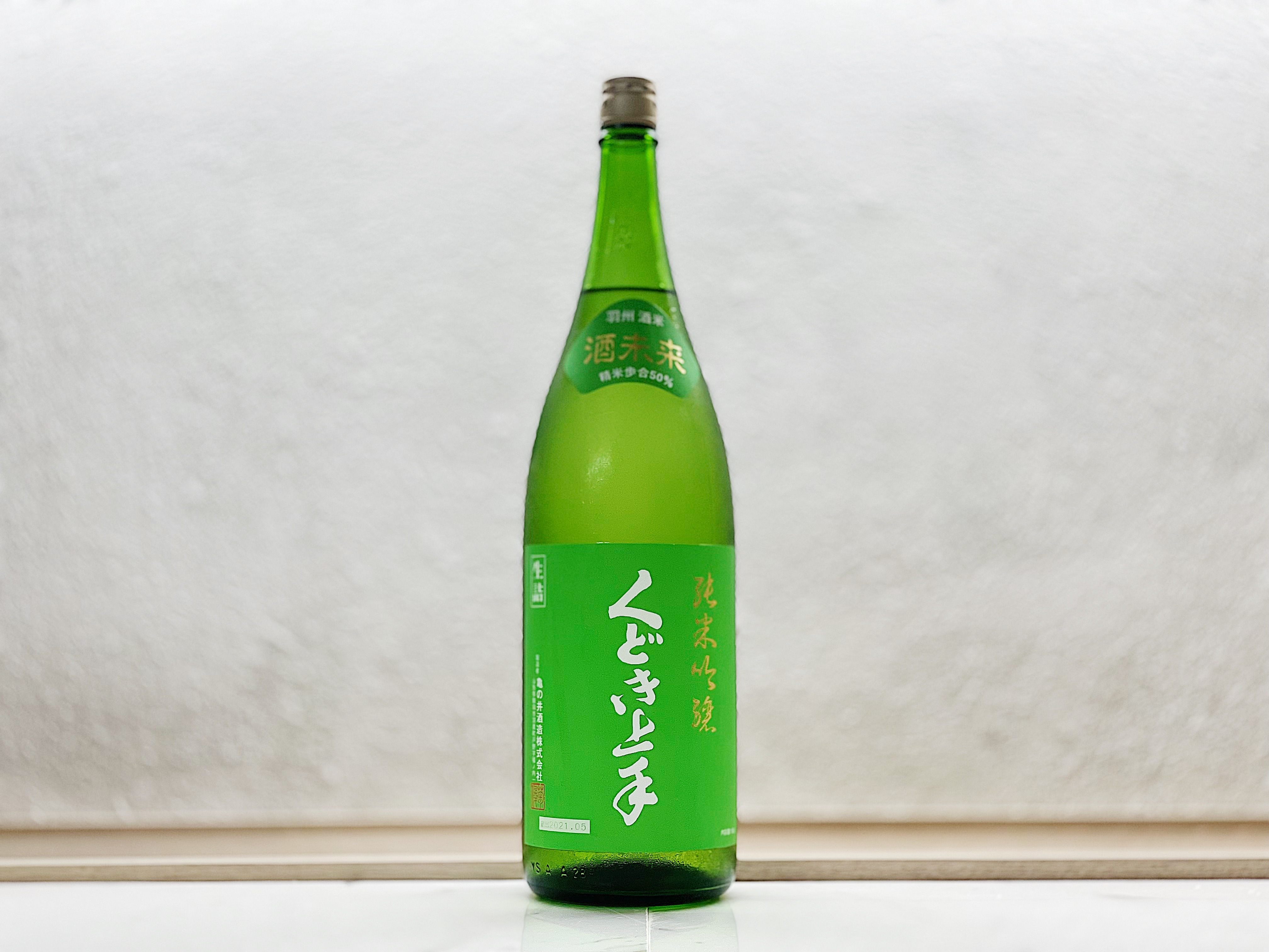 龜之井酒造 くどき上手 純米吟釀 酒未來 1800ml