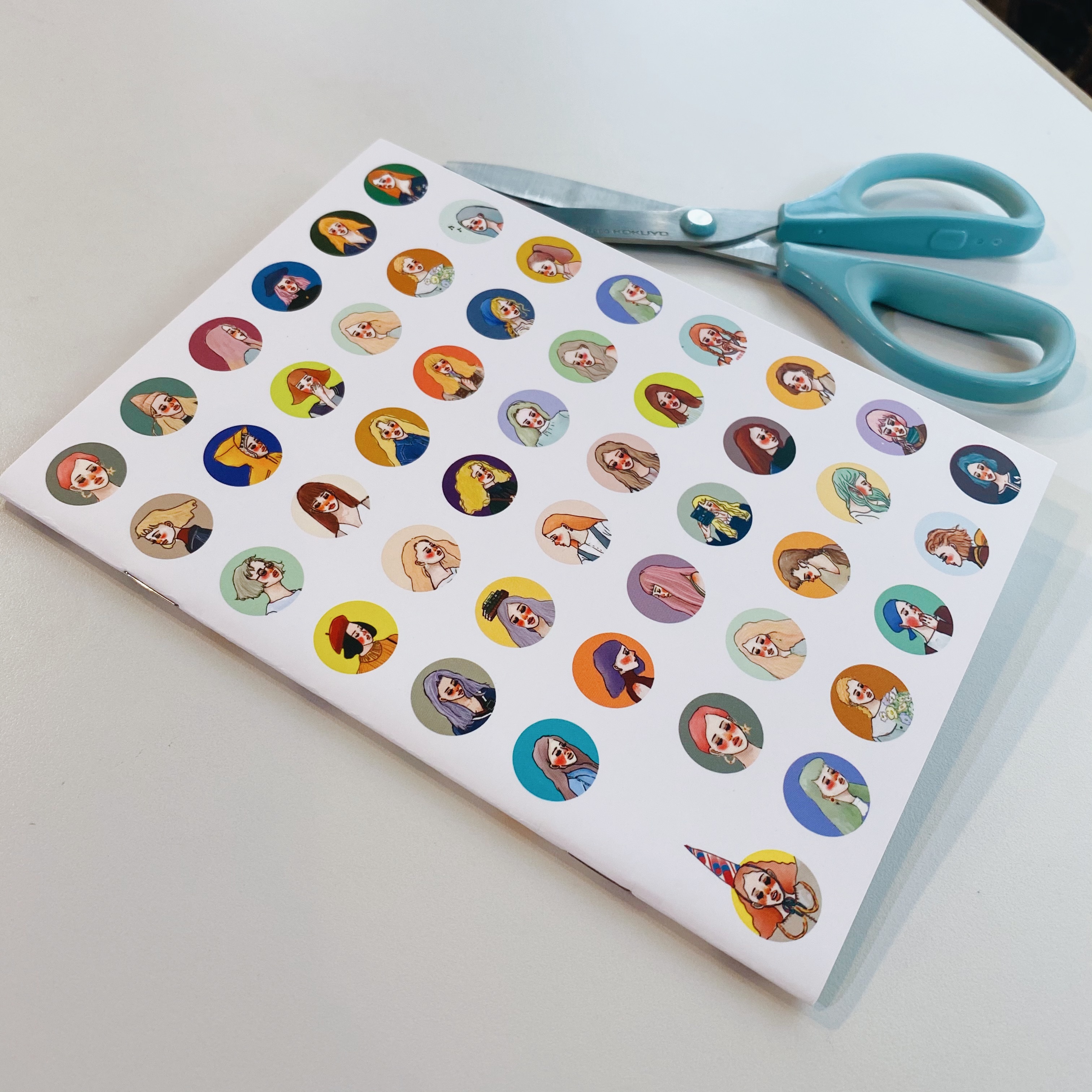 甜蜜的女孩 貼紙簿 貼紙收集冊｜甜蜜生活