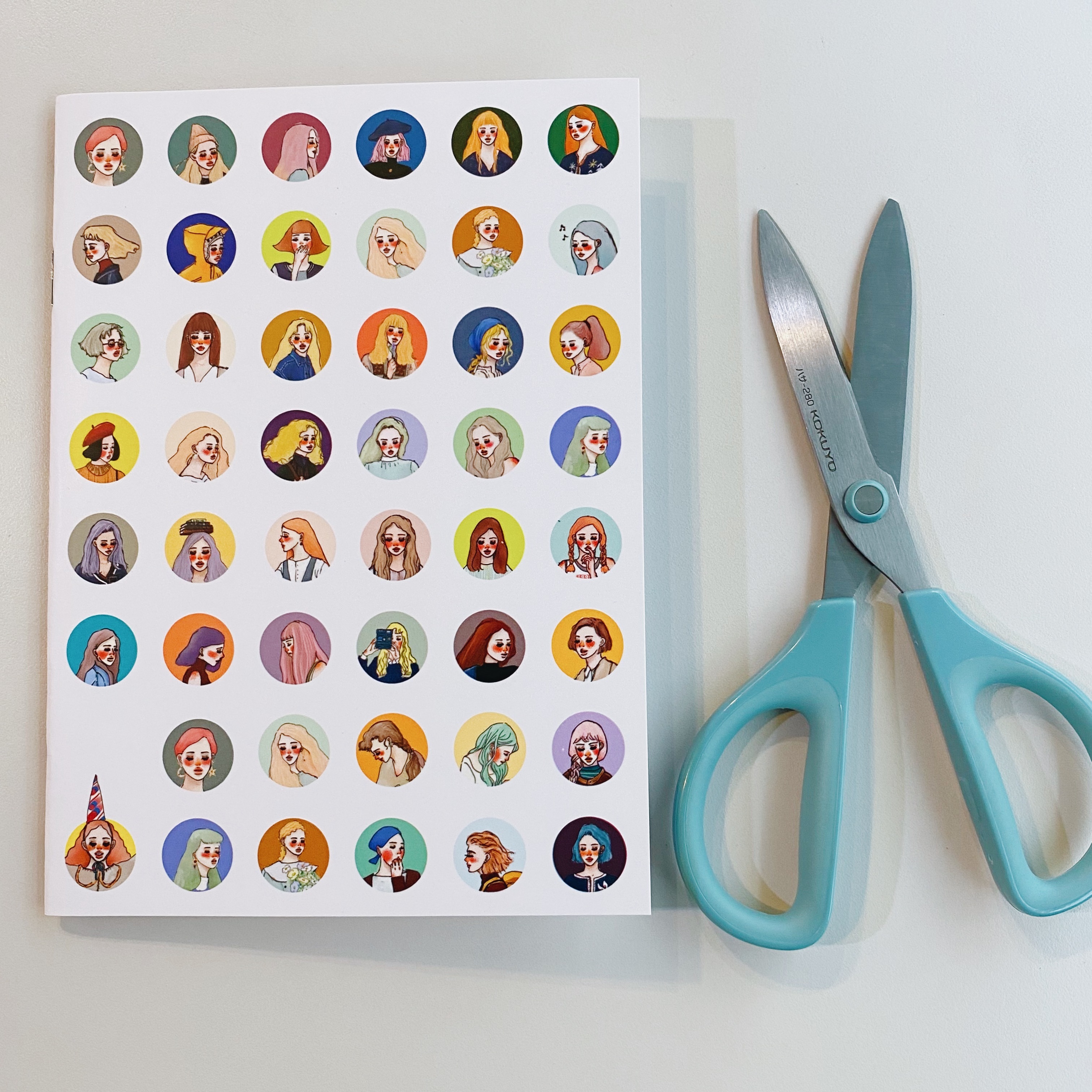 甜蜜的女孩 貼紙簿 貼紙收集冊｜甜蜜生活