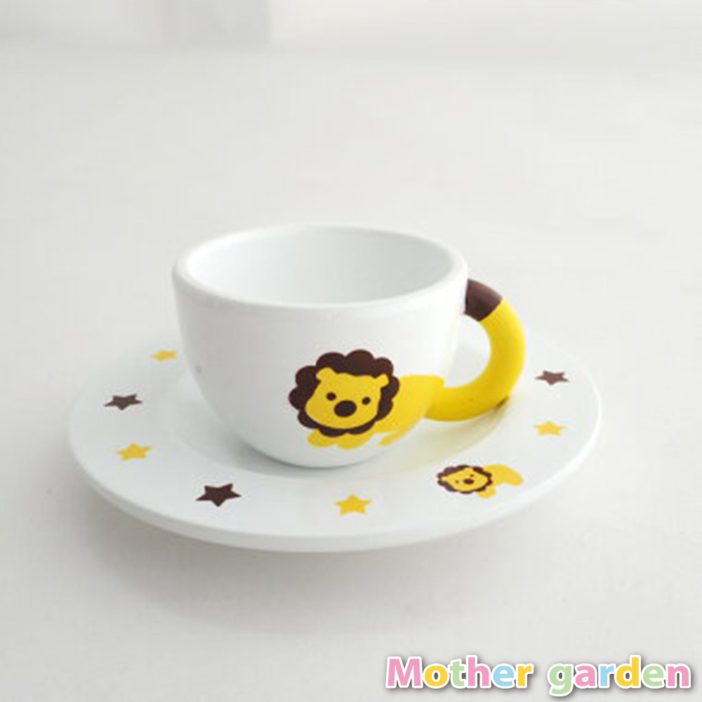 【日本Mother Garden】杯盤組-小獅子
