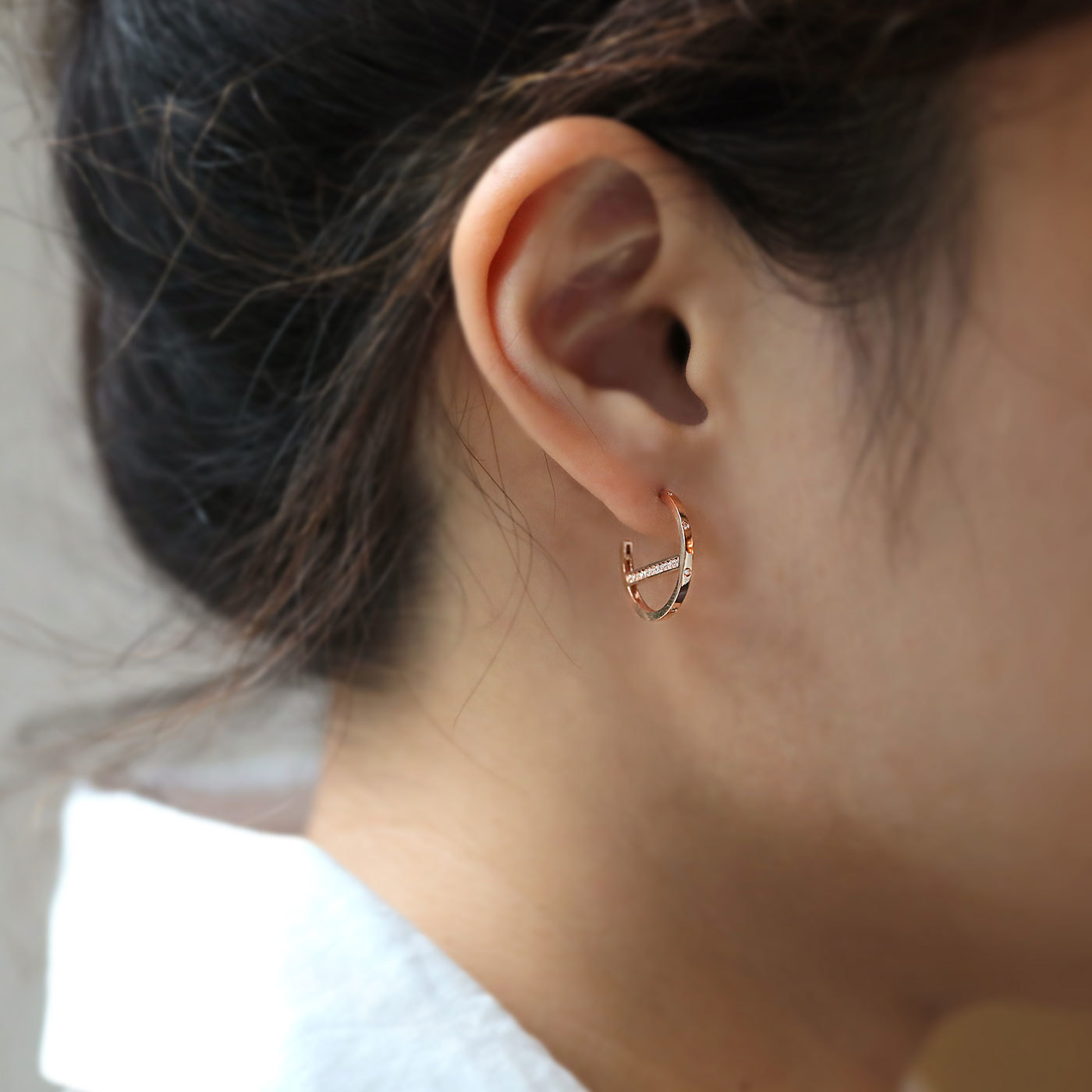 神秘空間－16分鑽石耳環