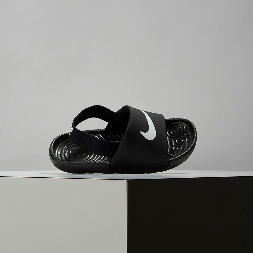 Nike Kawa Slide (TD) 小童 黑 鬆緊帶 涼鞋 拖鞋 BV1094-001