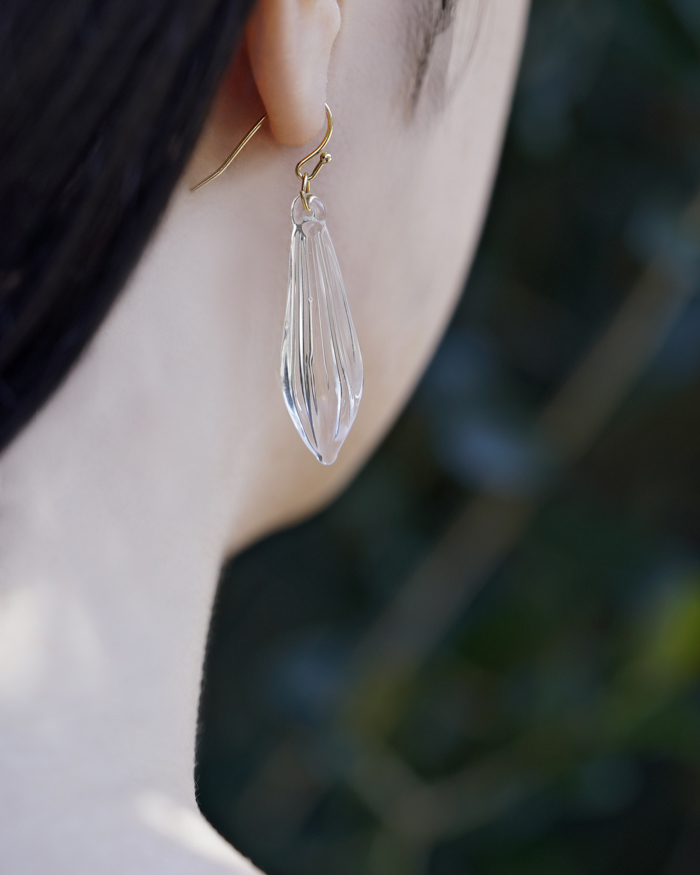 HARIO-LWF-手工玻璃耳環／種子