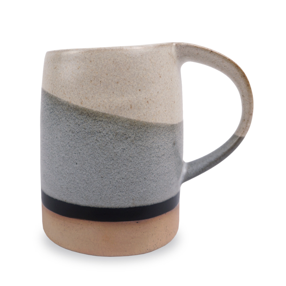 率性潑墨復古粗陶馬克杯 450ML