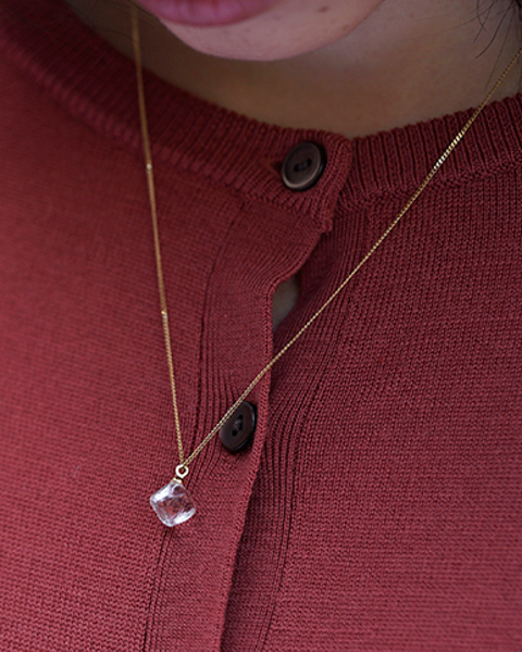 HARIO-LWF-手工玻璃項鍊 / 水立方