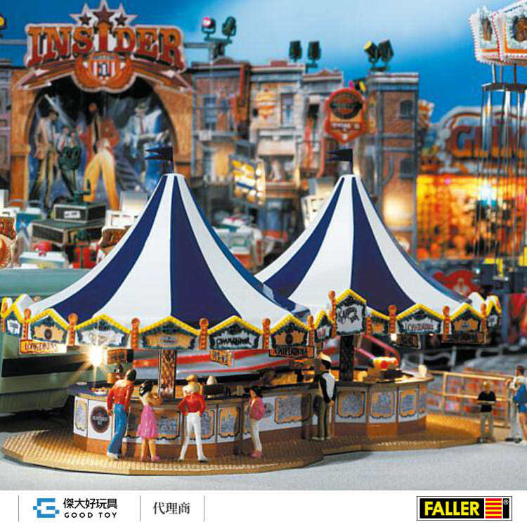 Faller 140322 (HO) 遊樂園-歡樂市集點心飲料亭
