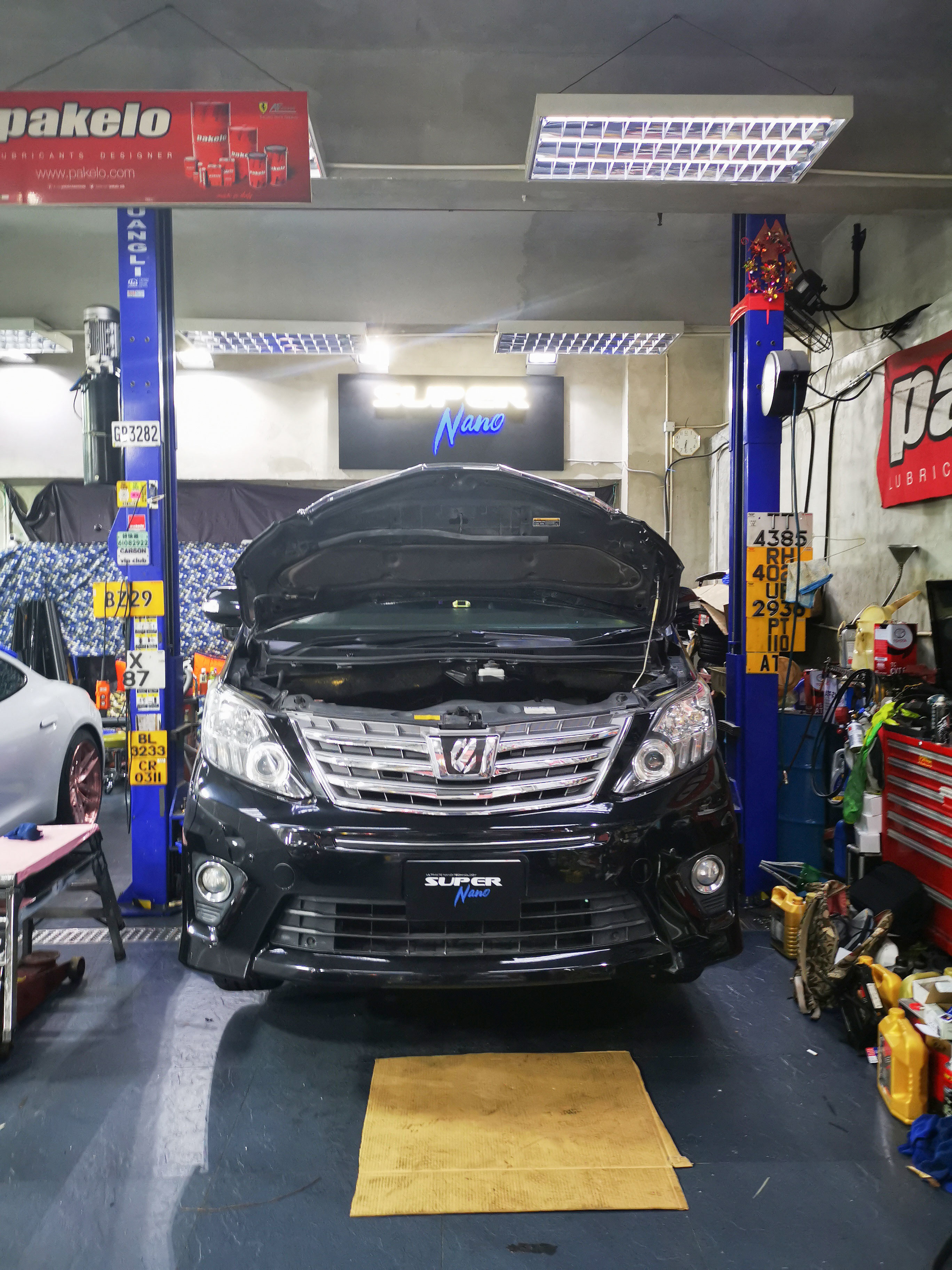 alphard toyota super nano signage