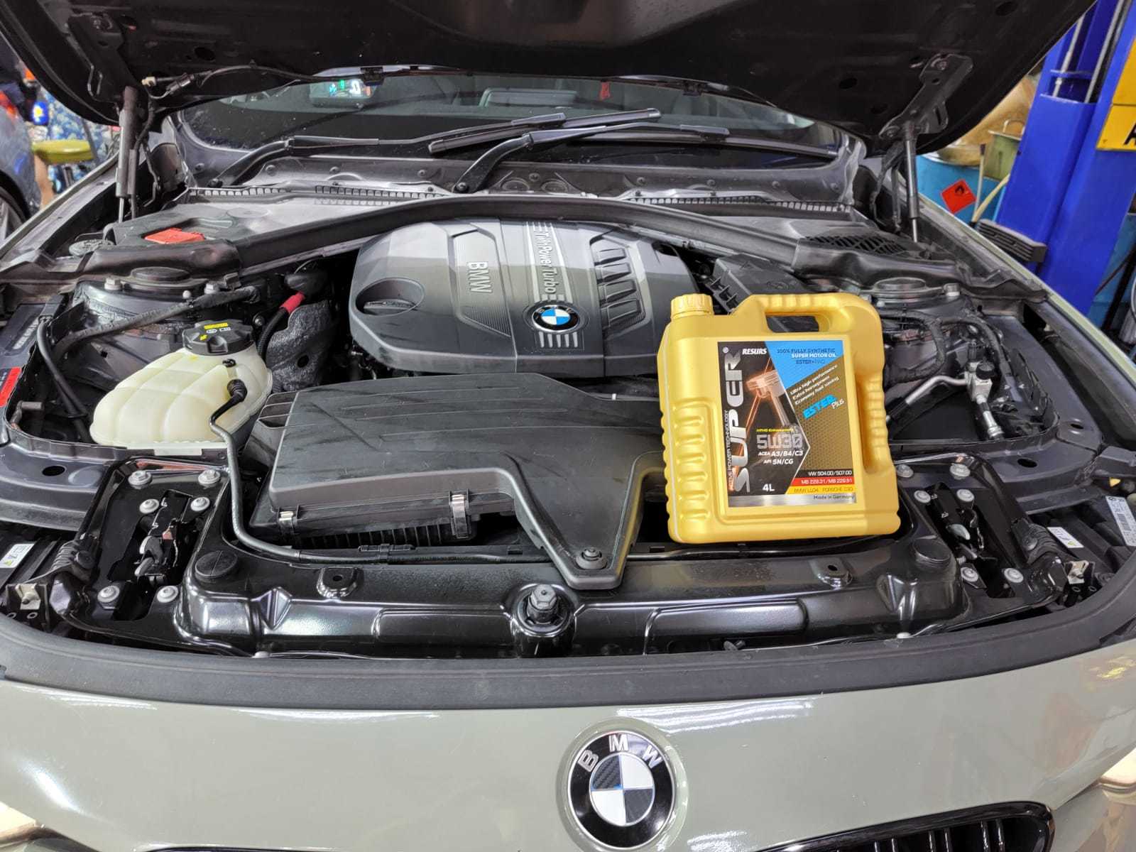 bmw 320d Super ESTER Plus 5W40 偈油 機油 Super nano