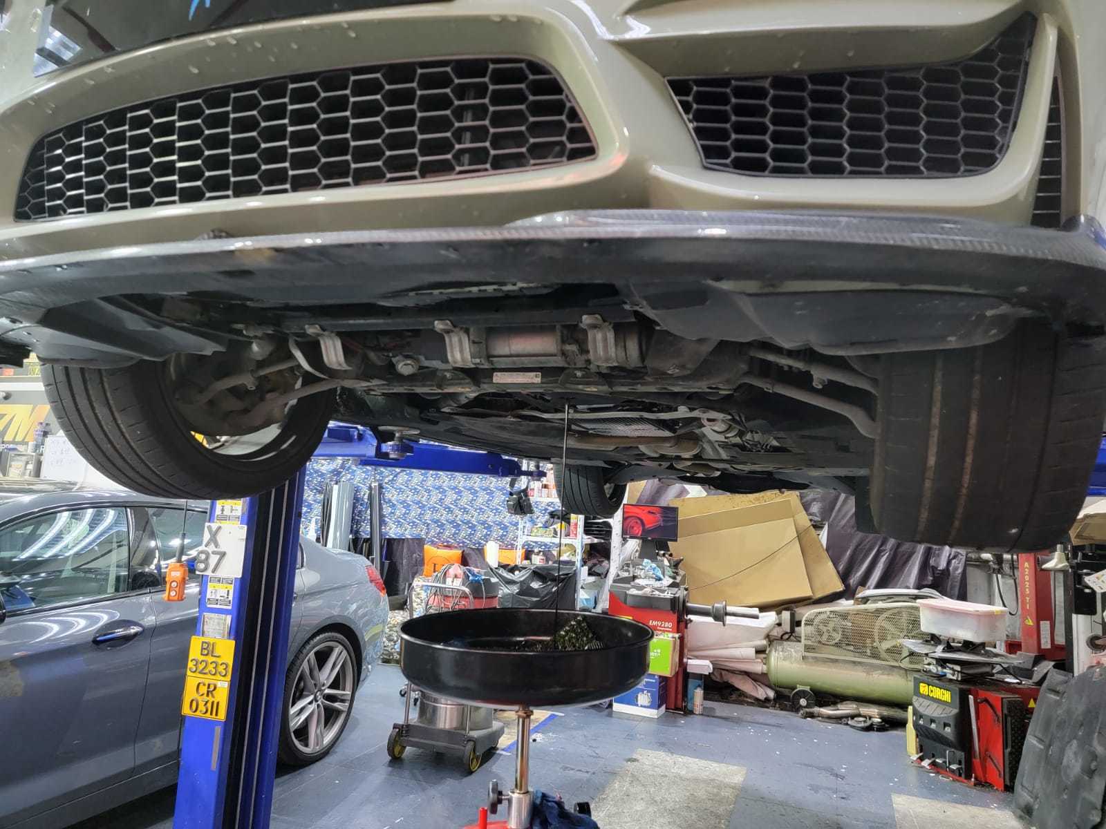 bmw 320d fo tan service oil change drain 機油 偈油 super nano 浚車汽車