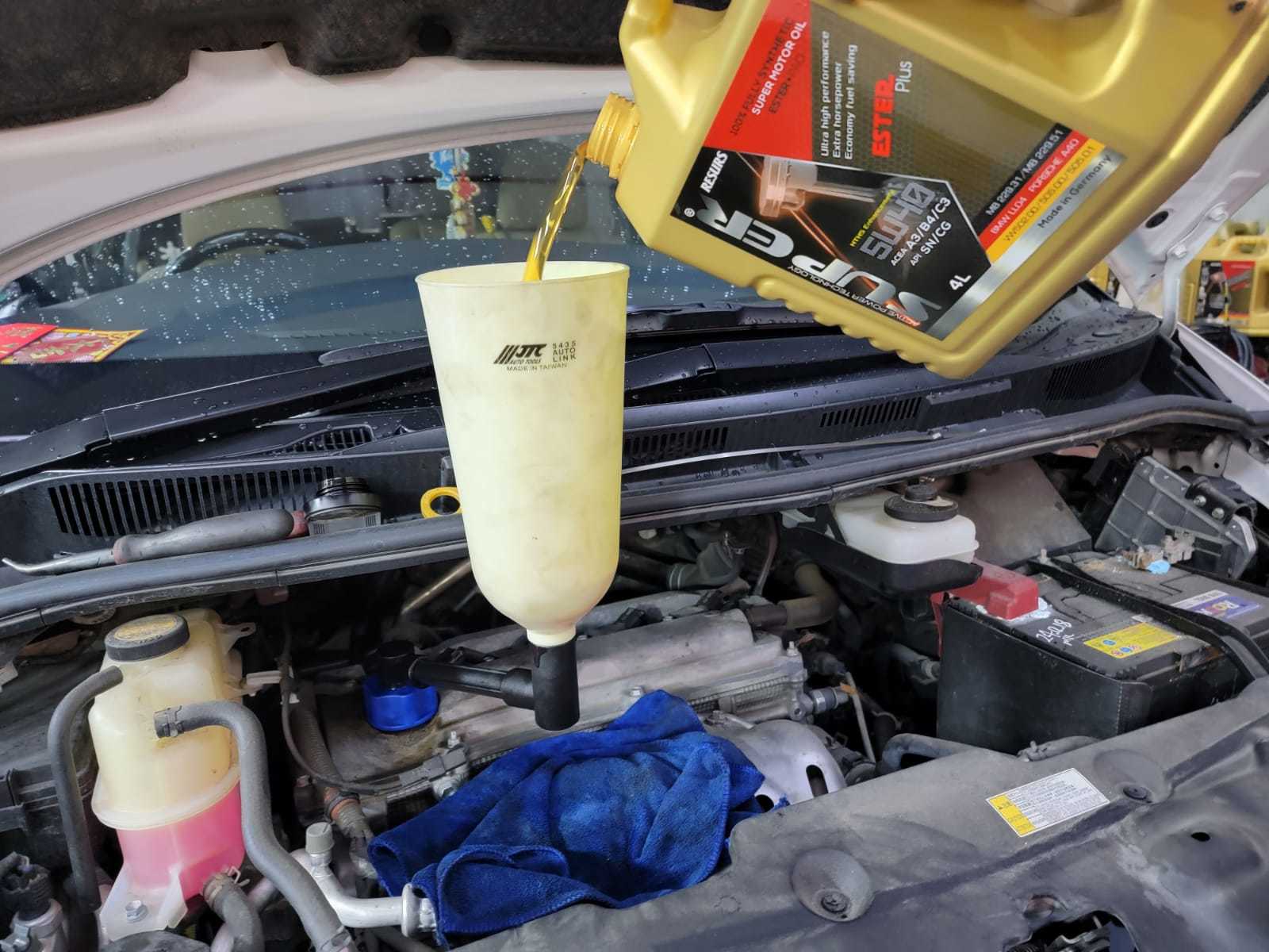 浚車汽車 豐田 大霸王 換油 保養 維修 super nano super ester plus 5w40 偈油 機油 換油